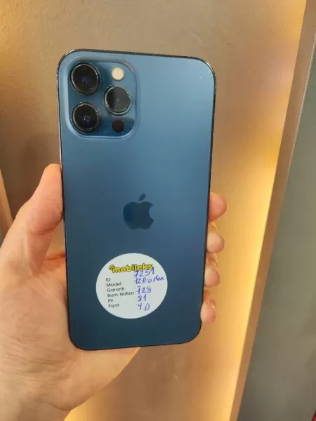 İkinci El iPhone 12 Pro Max 128 GB Mavi - İkinci El