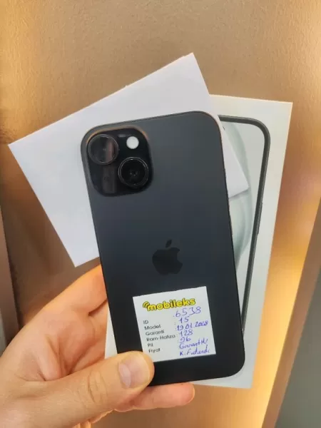 iPhone 15 128 GB | %96 Pil | 19 Ay Garantili | Kutulu Faturasıyla - İkinci El