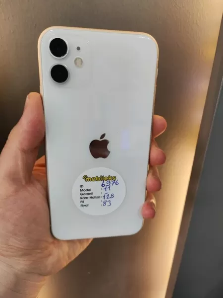 İphone 11 128 GB Beyaz - İkinci El - İkinci El