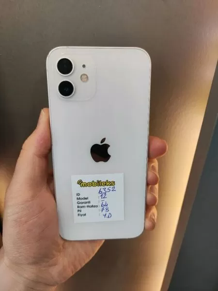 Apple iPhone 12 64 GB Beyaz - İkinci El Görseli - 1