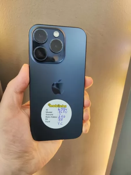 Apple iPhone 15 Pro 256 GB Mavi - İkinci El