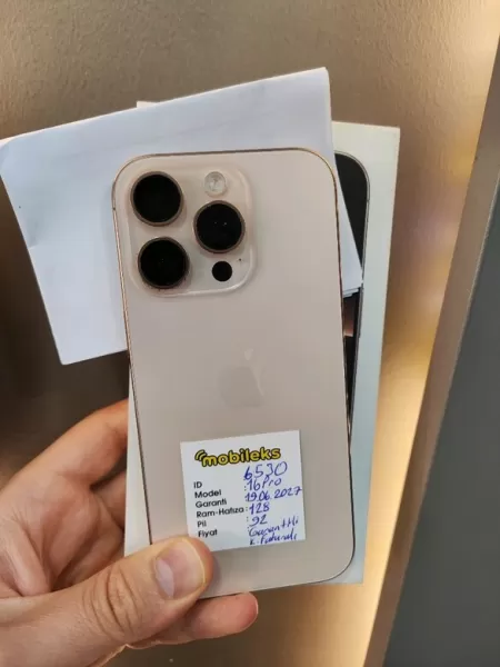 12 Ay Garantili iPhone 16 Pro 128 GB - İkinci El