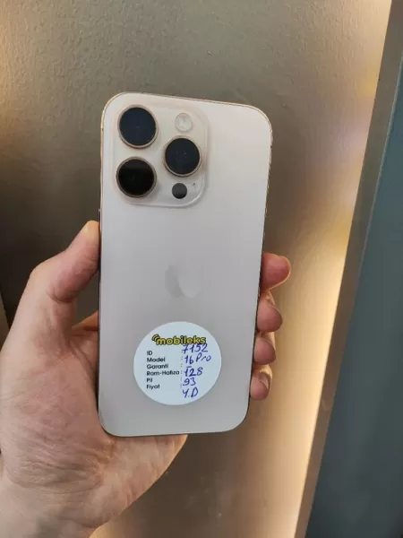 Apple iPhone 16 Pro 128 GB Çöl Titanyum - İkinci El