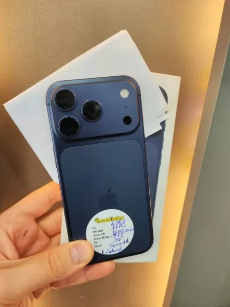 iPhone 17 Pro 512 GB Mavi, 97 Pil - İkinci El