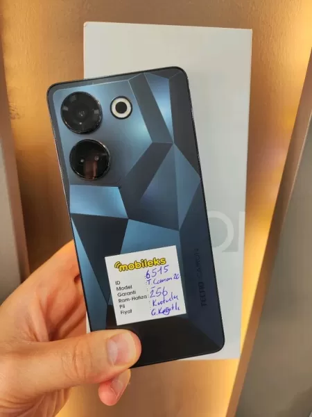 Tecno Camon 20 256 GB Mavi - İkinci El